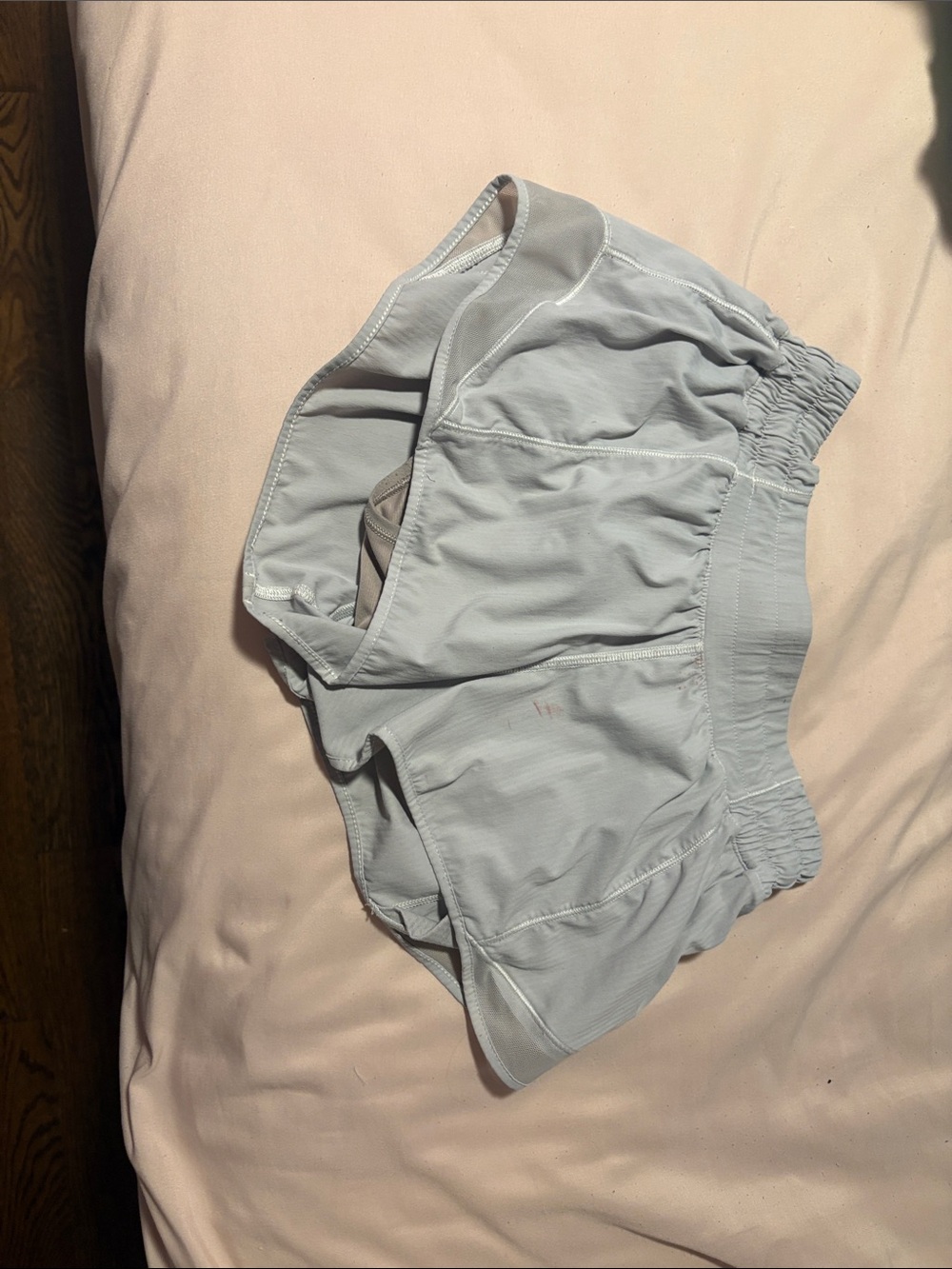 White Lululemon Hotty Hot Shorts